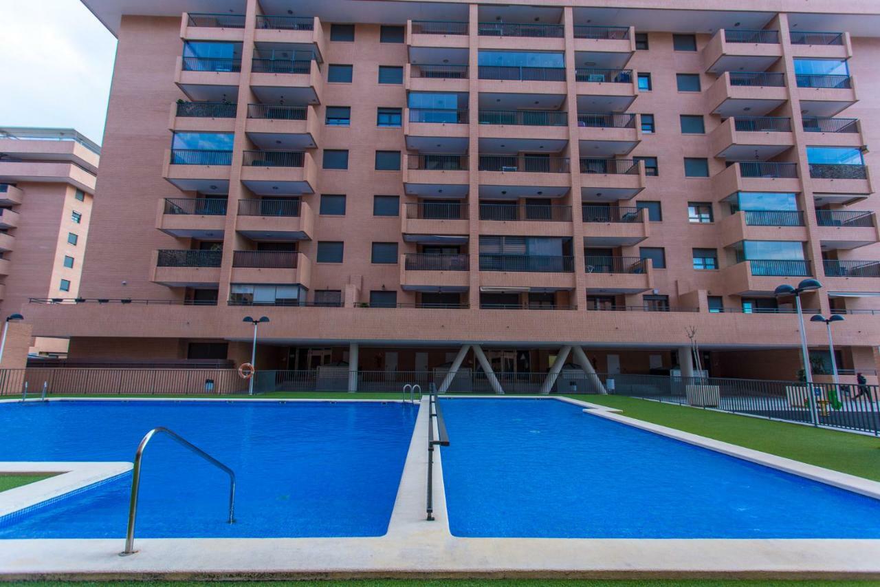 Apartment On The Beach,Pool,Wifi,Garage,Валенсия Екстериор снимка
