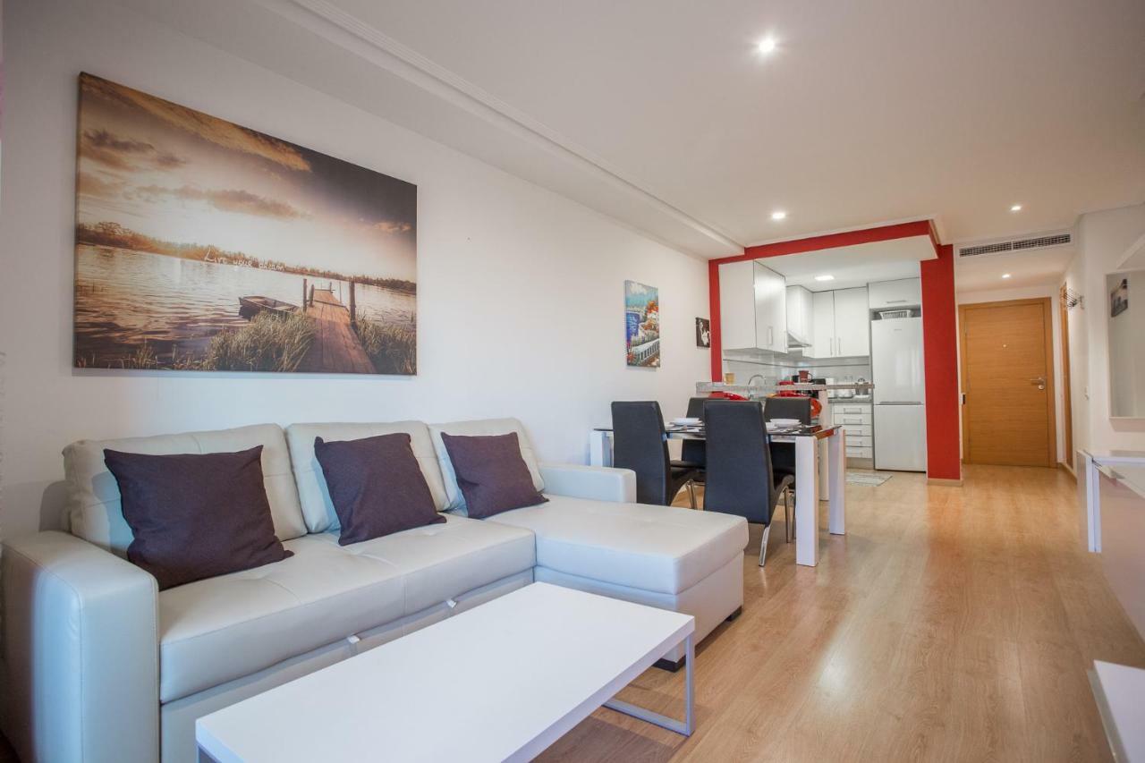 Apartment On The Beach,Pool,Wifi,Garage,Валенсия Екстериор снимка
