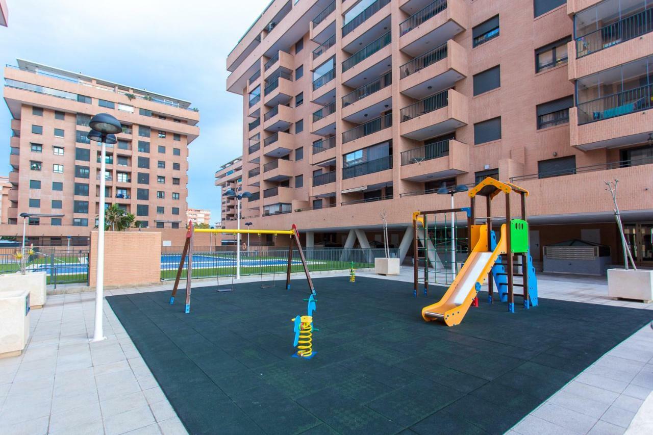 Apartment On The Beach,Pool,Wifi,Garage,Валенсия Екстериор снимка